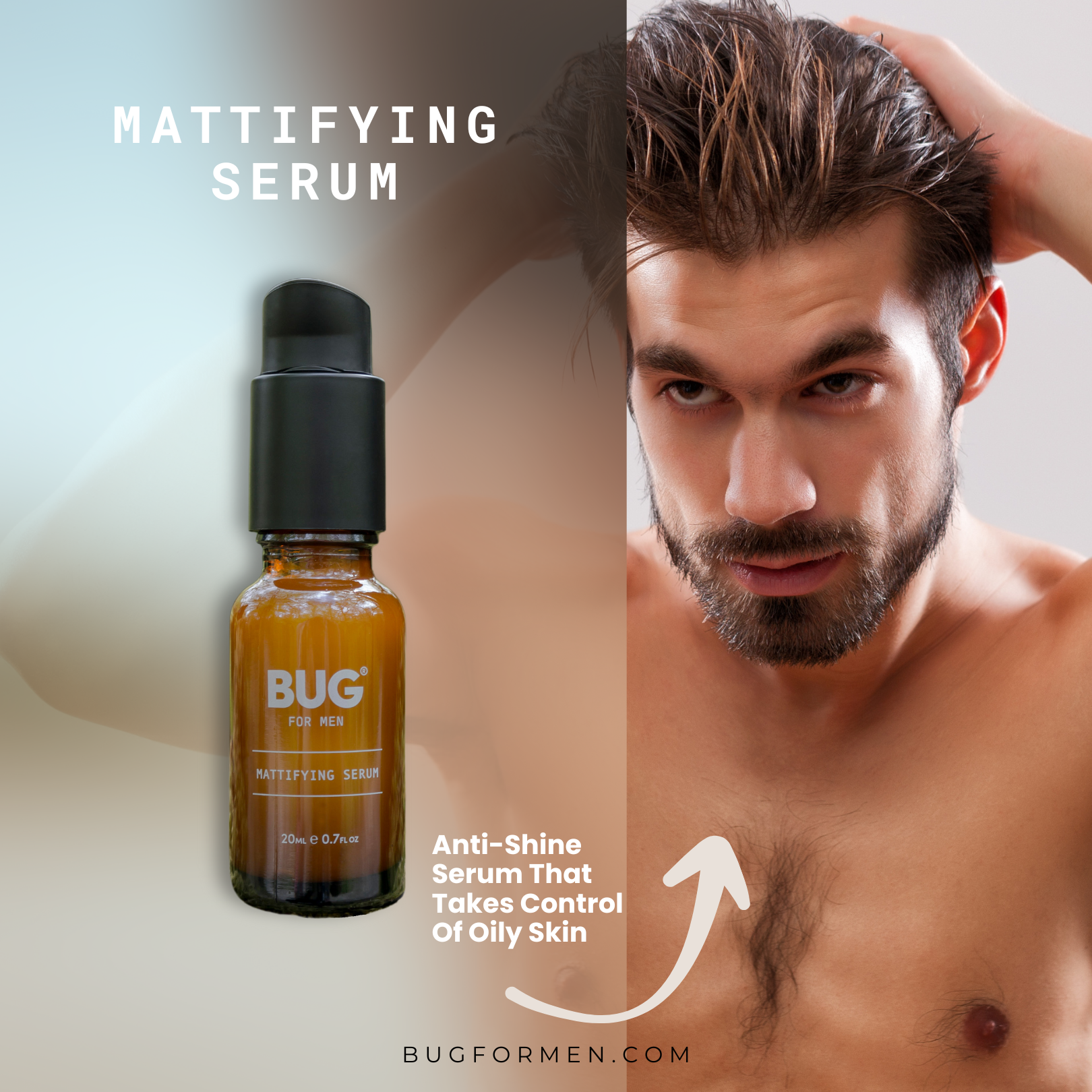 MENS SKIN MATTIFYING SERUM